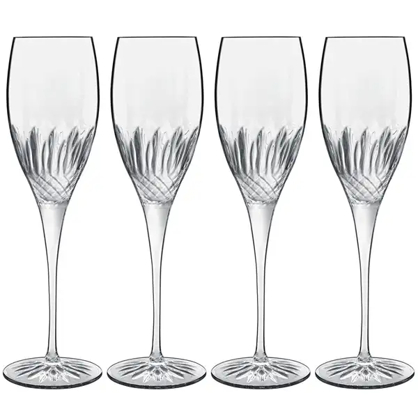 Diamante Champagneglas Pakke med 4 stk.