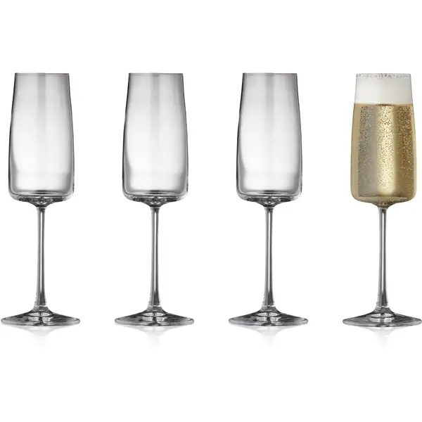 Zero Champagneglas Krystal 30 cl 4-pak