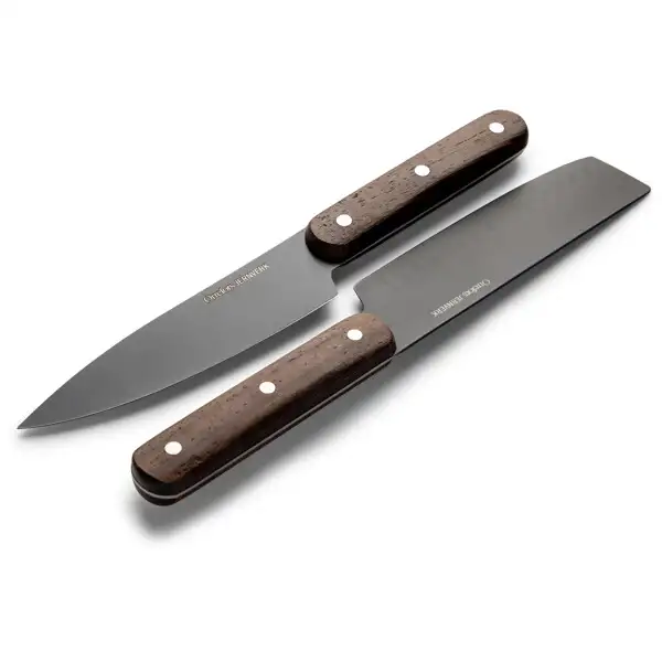 Orrefors Jernverk Køkkenknive 2-pak Sort