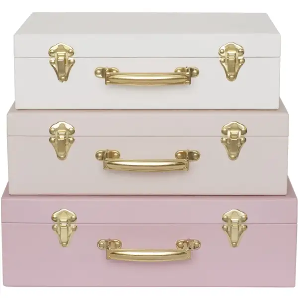 JaBaDaBaDo Kuffert Lyserød 3 stk.