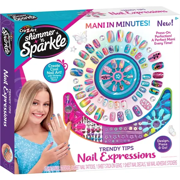 Shimmer n' Sparkle Trendy Tips Negleudtryk