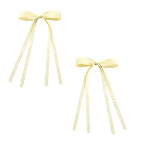 SOHO Isa Sløjfe Hårspænder - Gul