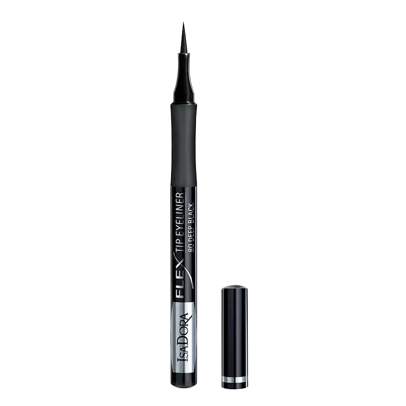 IsaDora Flex Tip Eyeliner 80 Deep Black (1 ml)