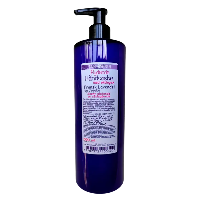 Macurth Flydende Håndsæbe Lavendel M. Jojoba (500 ml)