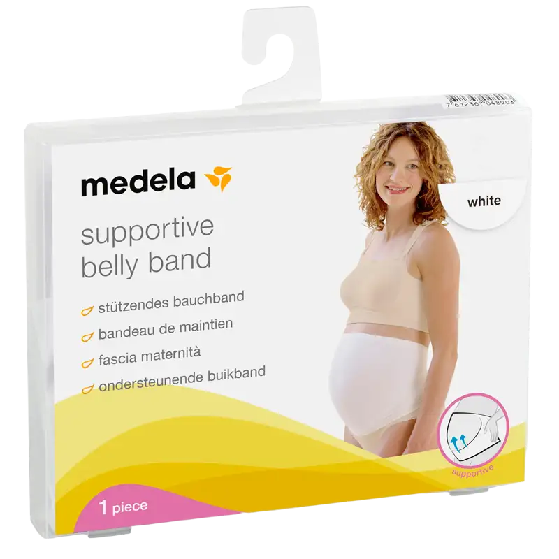 Medela Graviditetsbælte Hvid - M (1 stk)