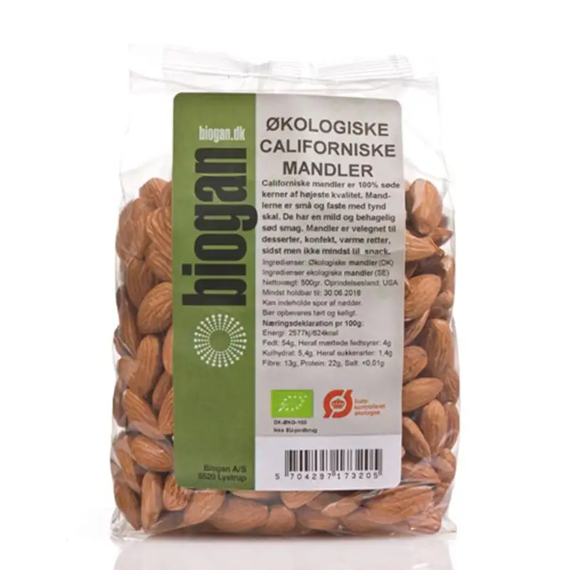 Biogan Mandler Californiske Ø (400 gr)