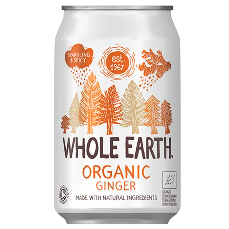Whole Earth Ingefær sodavand Ø (330 ml)