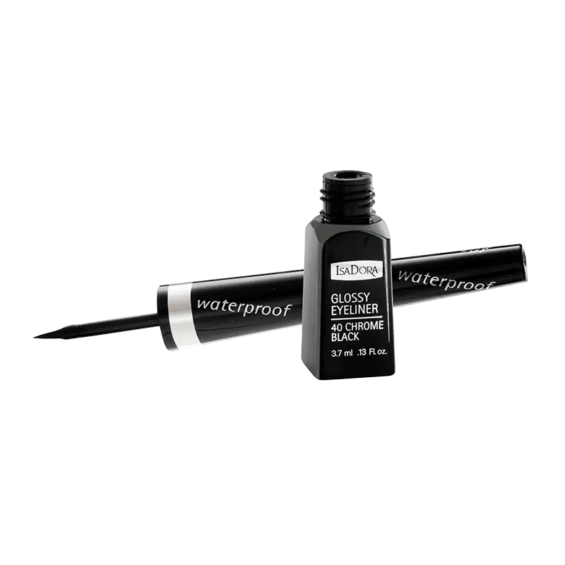 IsaDora Glossy Eyeliner 40 Chrome Black (3.7 ml)