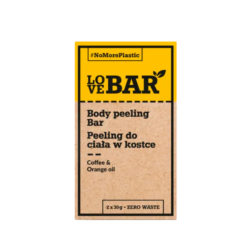 Love Bar Body Peeling Bar Coffee & Orange Oil (2 x 30 g)