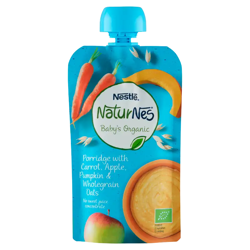 NaturNes Græskar Gulerod Grød Smoothie (110 g)