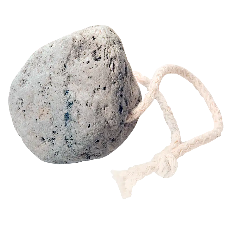 Croll & Denecke Pimpsten Natur (Vulkanlava) med snor