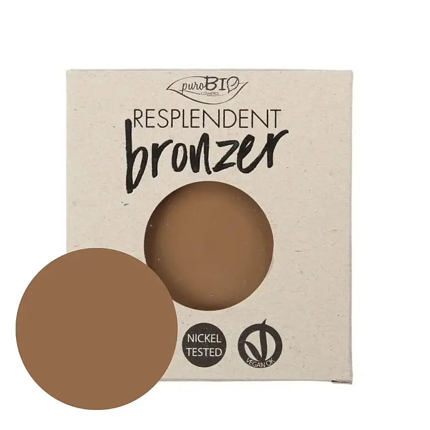 puroBIO | Bronzer Matte Finish Pale Brown 01 - Refill