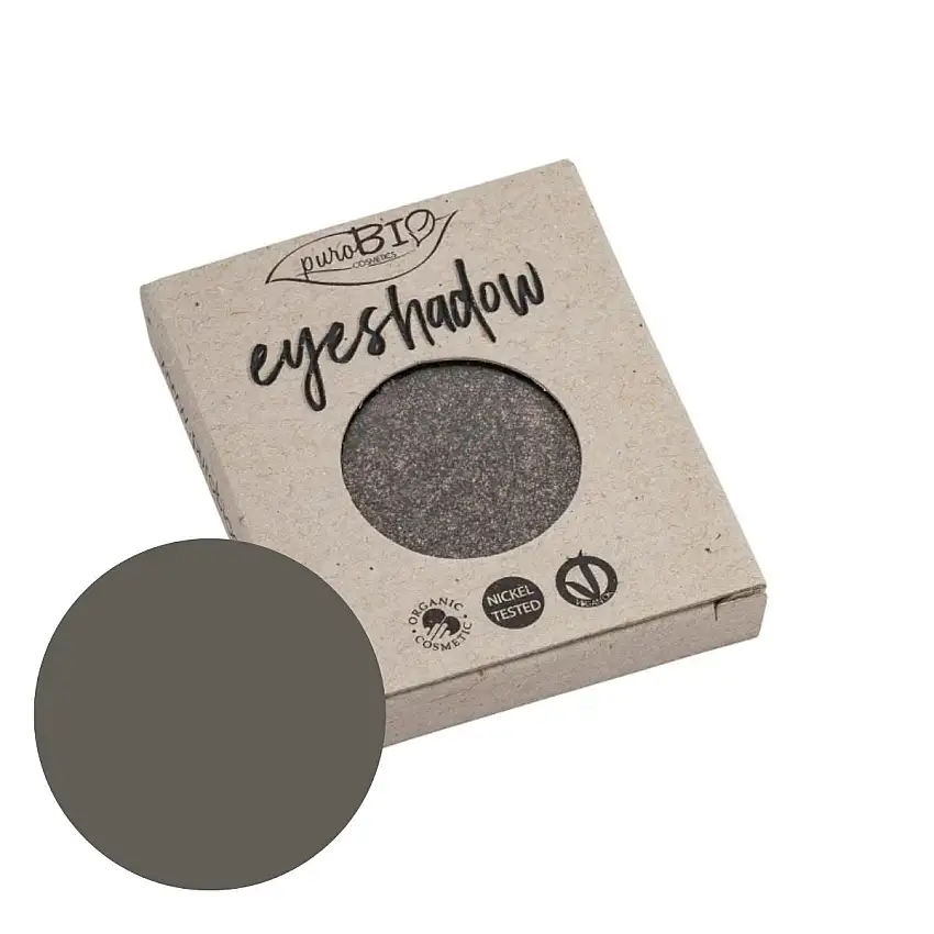 puroBIO | Compact Eyeshadow intense grey 019 - Refill