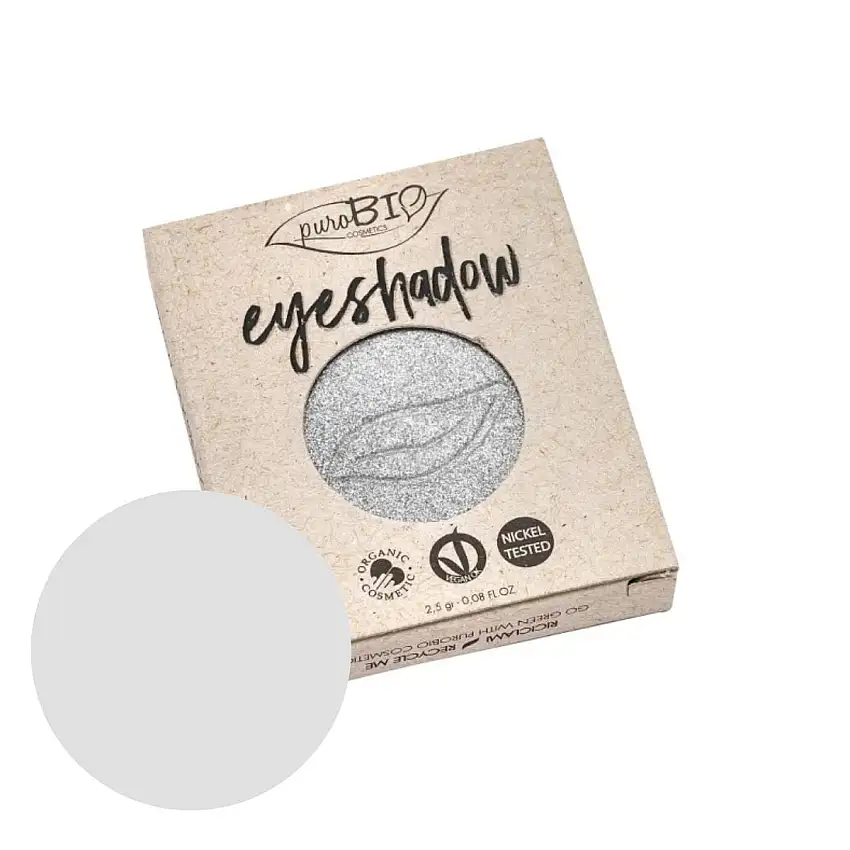 puroBIO | Compact Eyeshadow Silver 023 - Refill