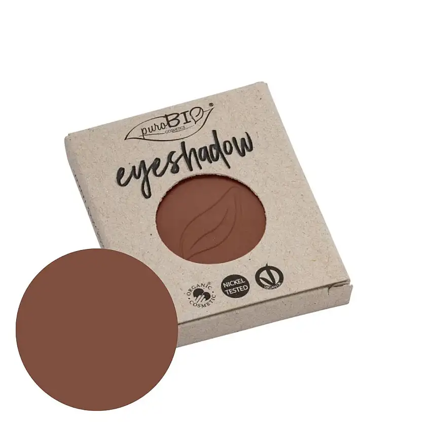 puroBIO | Compact Eyeshadow warm brown 027 - Refill