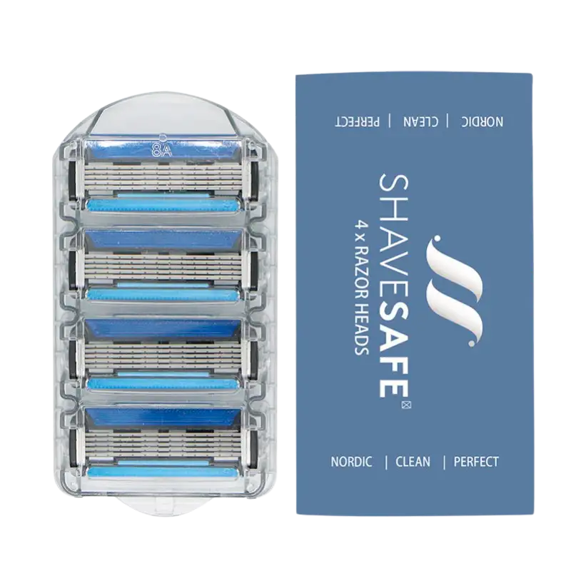 Shavesafe Razor Head (4 stk)