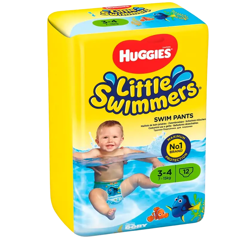Huggies Little Swimmers Medium 7-15 Kg (12 stk)