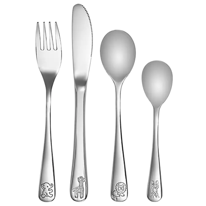 Reer Børne Bestik Rustfrit Stål (4 stk)