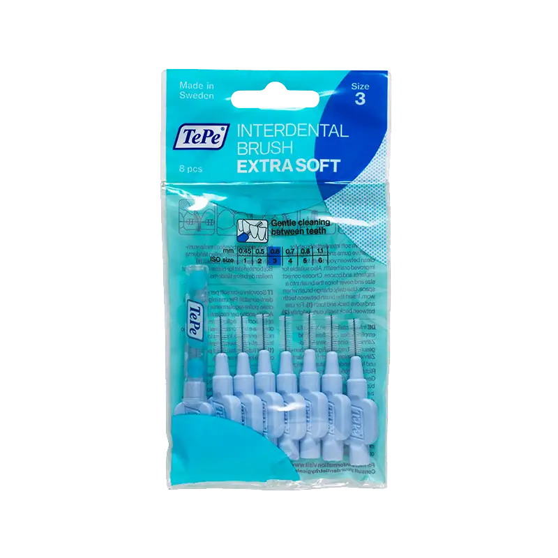 TePe Mellemrumsbørste Extra Soft Blå (8 stk)