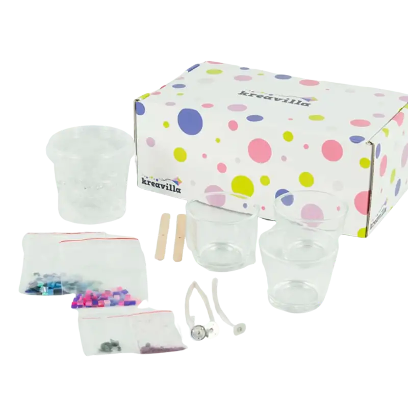 Kreavilla Kreakasse - Gelélys Pink/Lilla (1 stk)