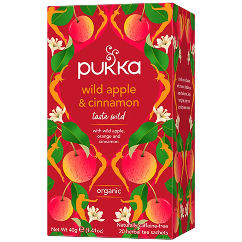 Pukka Wild Apple & Cinnamon te Ø (20 breve)