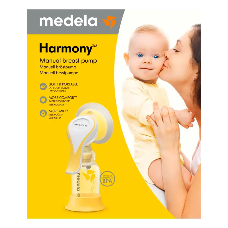 Medela Harmony Manuel Brystpumpe M. Flex Tragt (1 stk)
