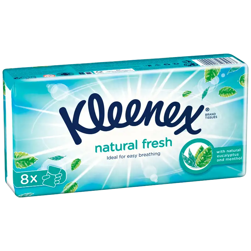 Kleenex Natural Fresh Lomme (10x8 stk)