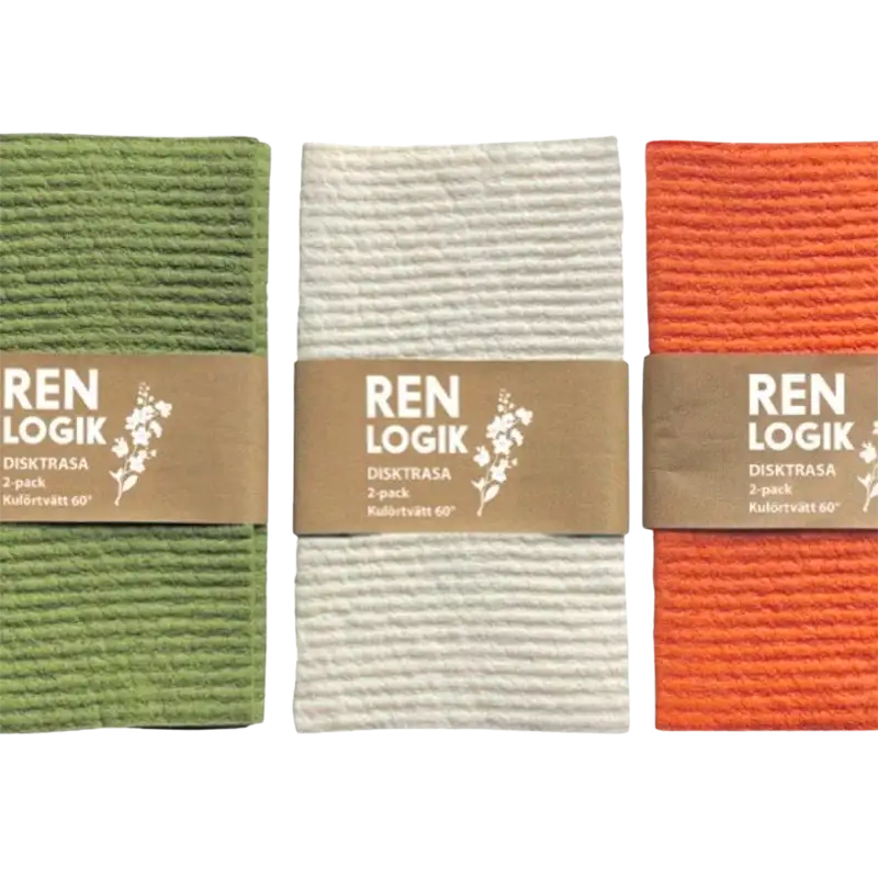 Ren Logik Washable Dishcloth Ass. Farve (2 stk)