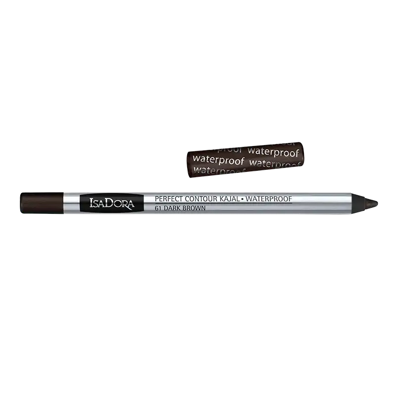 IsaDora Perfect Contour Kajal Waterproof 61 Dark Brown (1.2 g)