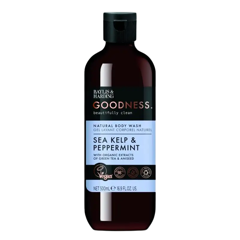 Baylis & Harding Goodness Sea Kelp & Peppermint Body Wash (500 ml)