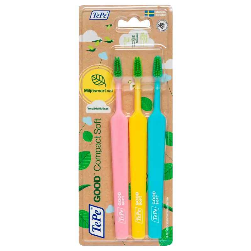 TePe Good Compact Soft Tandbørste (3 stk)