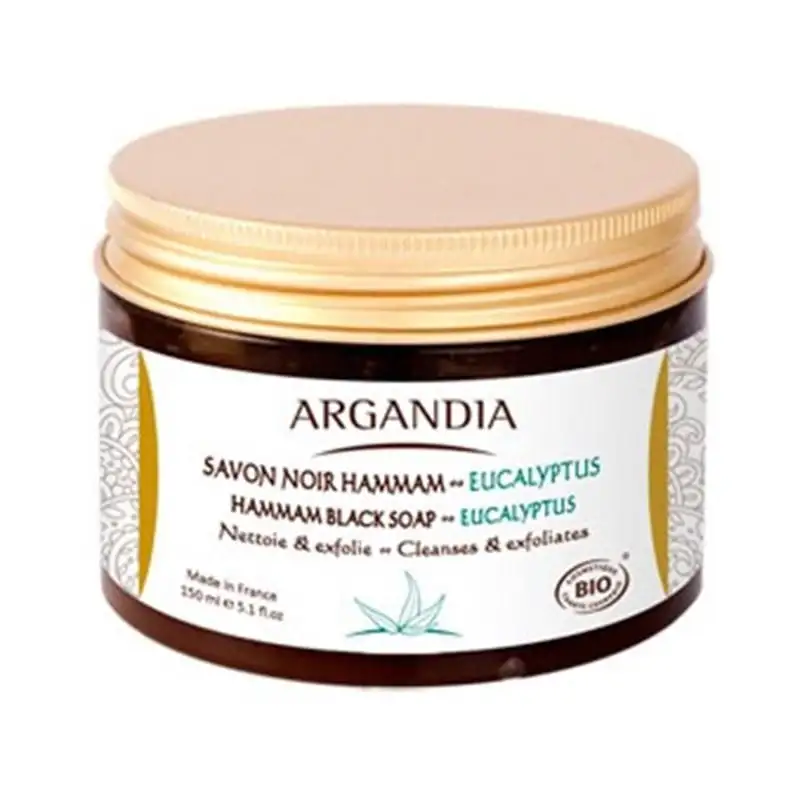 Argandia Hamman Black Soap Eucalyptus (150 ml)
