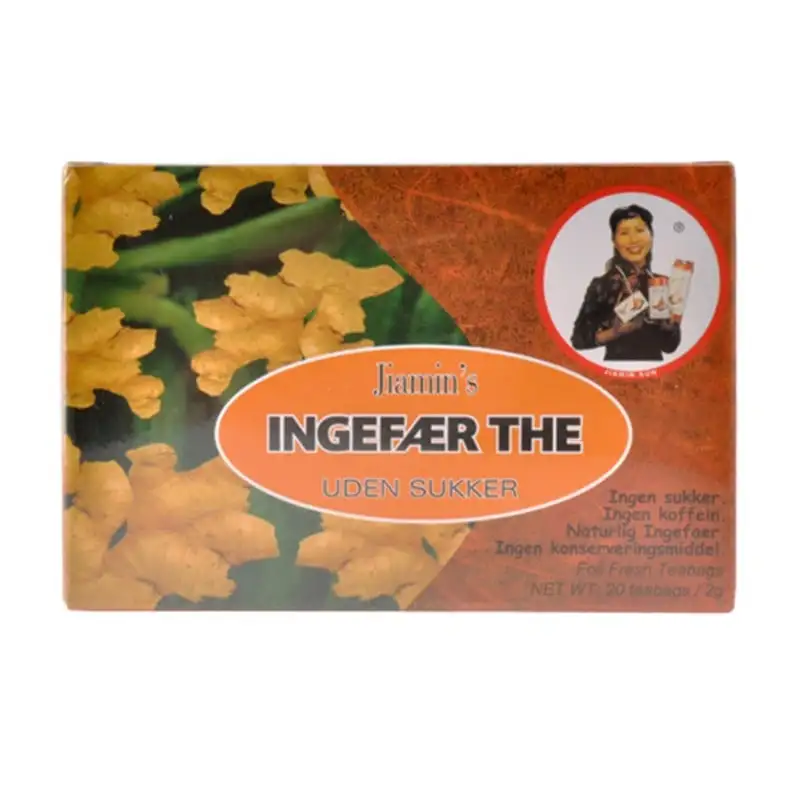 Jiamin's Ingefær The Uden Sukker 2 Gr x 20 Br