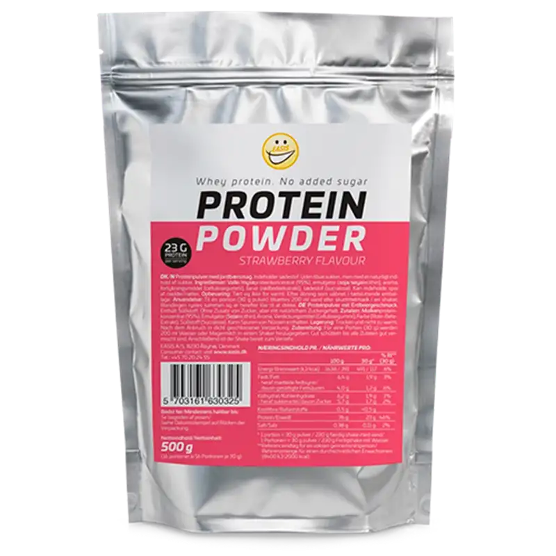 EASIS Proteinpulver Jordbærsmag (500 g)