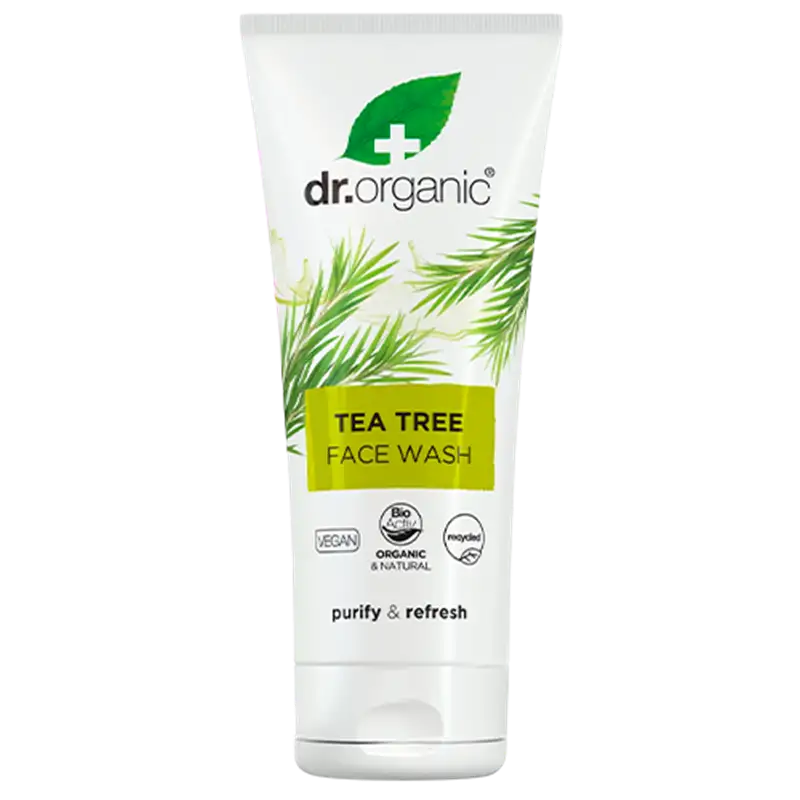 Dr. Organic Face Wash Tea Tree (200 ml)