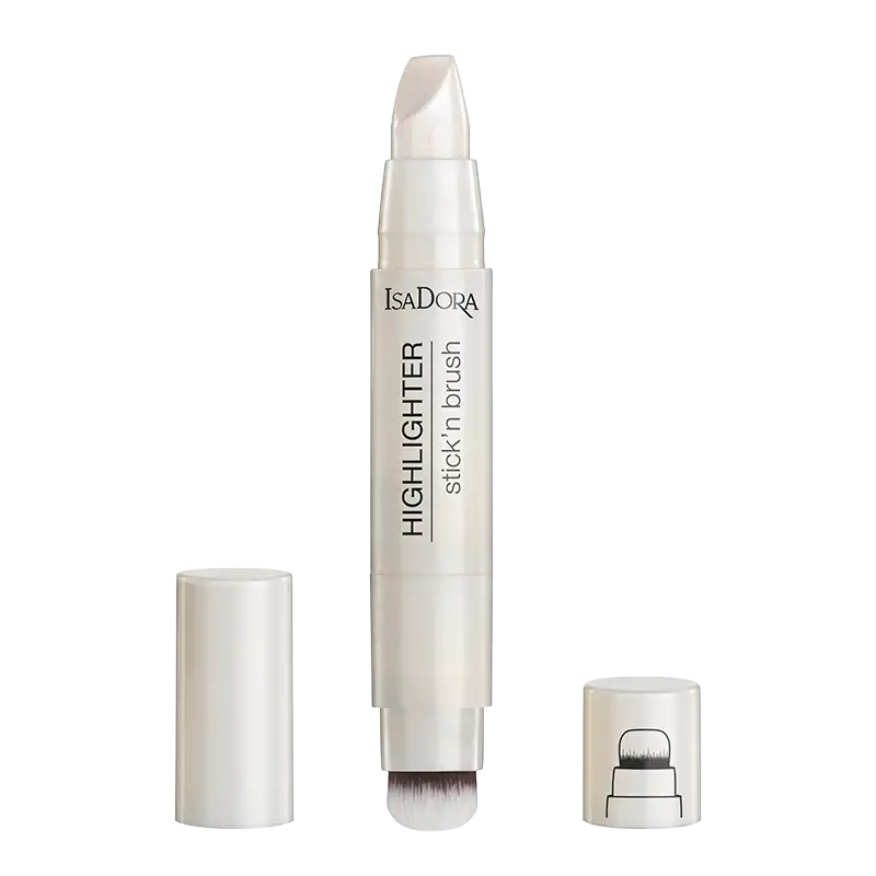 IsaDora Highlighter Stick'n Brush 20 Frosty Glow (3.6 g)