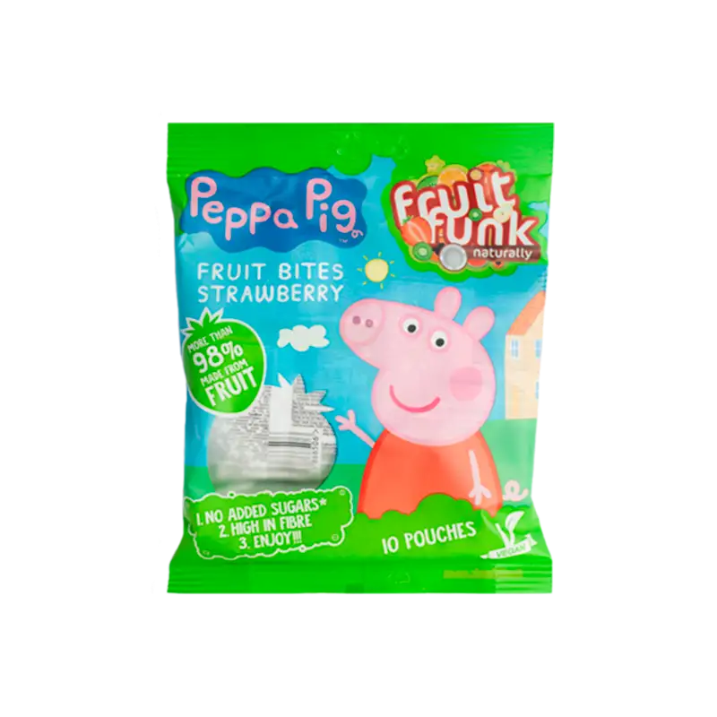 Fruitfunk Gurli Gris Multibag Jordbær (100 g)