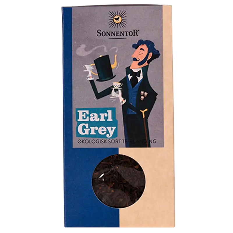 Sonnentor Earl Grey Sort Te Ø (90 gr)