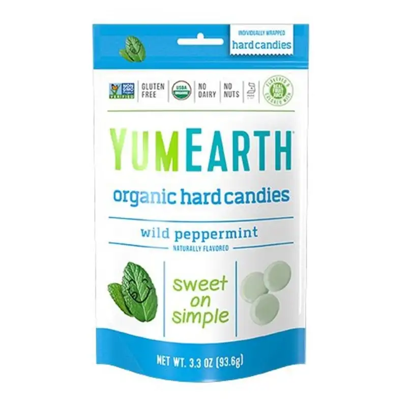 Yum Earth Bolcher Pebermynte (93 g)