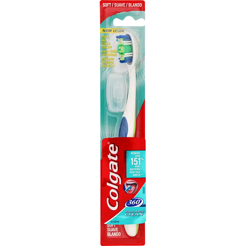 Colgate 360 Pro Relief Extra Soft Tandbørste M. Travel Cap (1 stk)