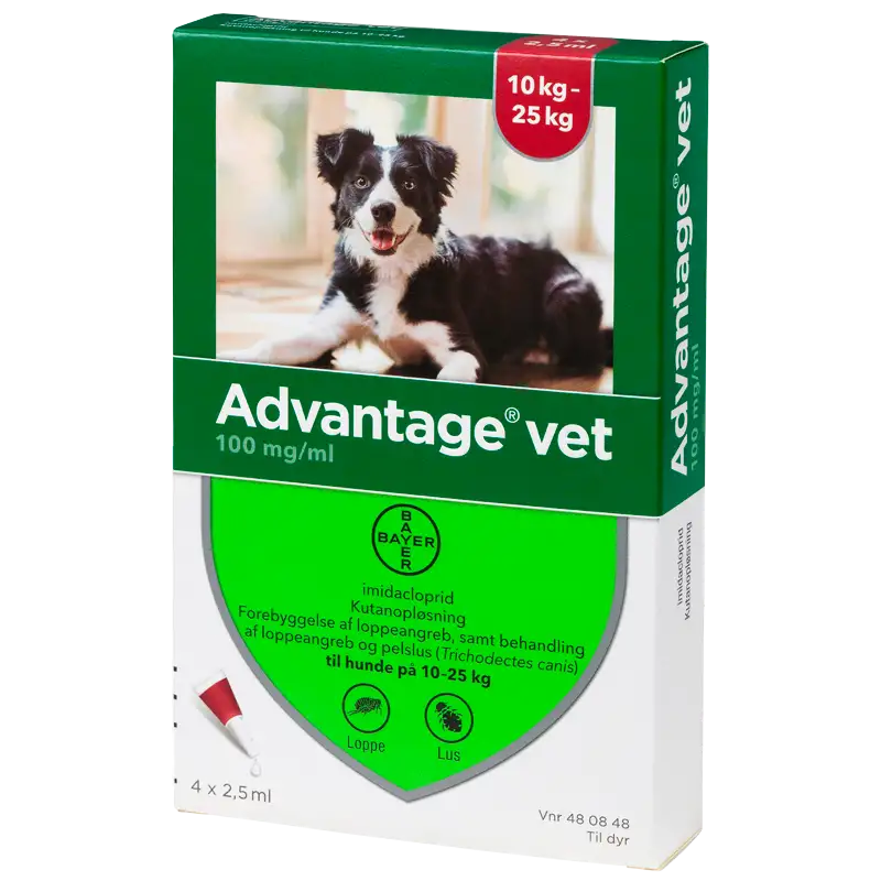 Advantage Vet 10% Hund 10-25Kg (4x2,5 ml)