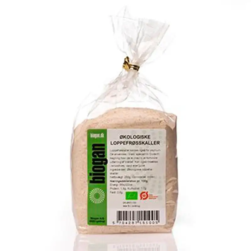 Biogan Loppefrøskaller Psyllium Ø (200 gr)