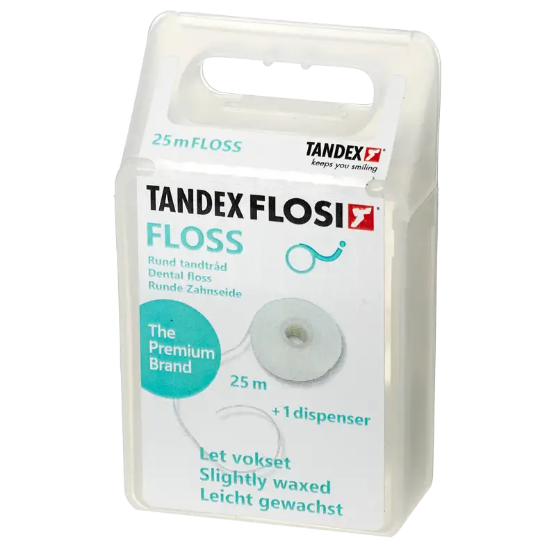 TANDEX Flosi Floss Med Voks (25 m)