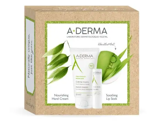 A-DERMA Hand & Lip Gaveæske - 1 stk.