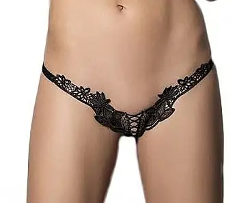 Trusser til kvinder 'Athena Thong', sort 82492691