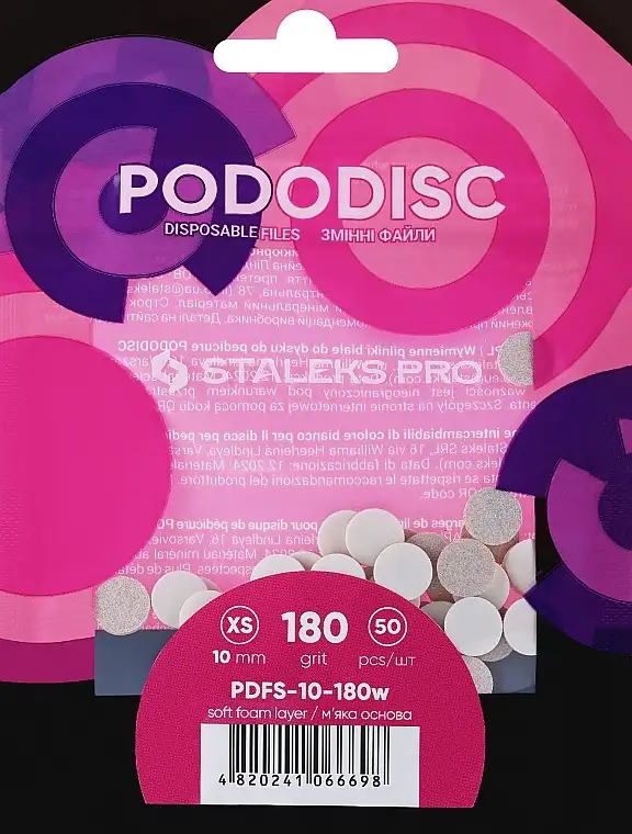 Pododisc XS Refills, 180 grus, på blød bund 13639674
