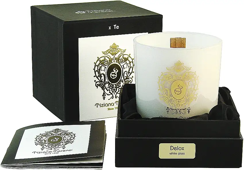 Tiziana Terenzi Delox Scented Candle White Glass 59385075
