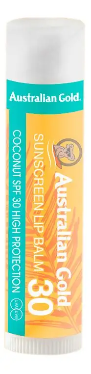 Australian Gold Læbepomade/stift SPF30 - 4,2 g.
