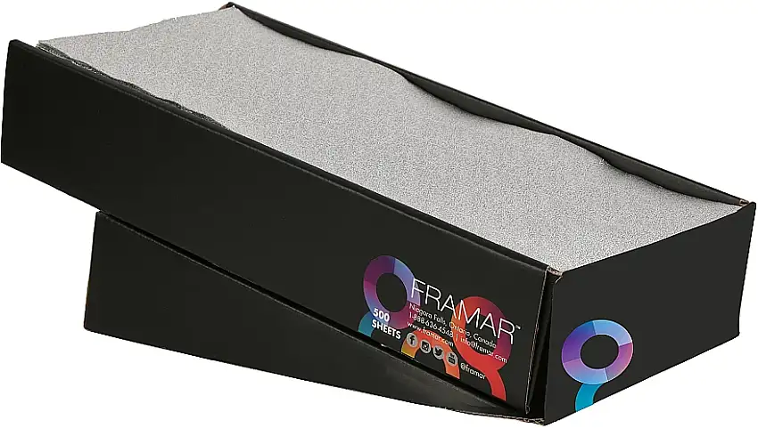 Frisørprægede folieark, 12 x 30 cm 96581150