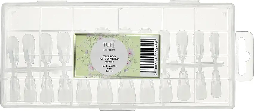 Opløselige gelspidser, medium, gennemsigtig, ballerina 97565148